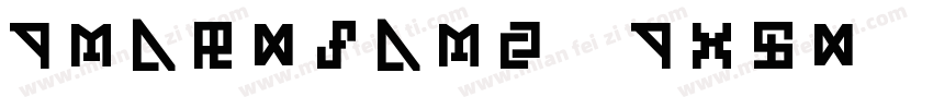 Brandmark1 Bold字体转换